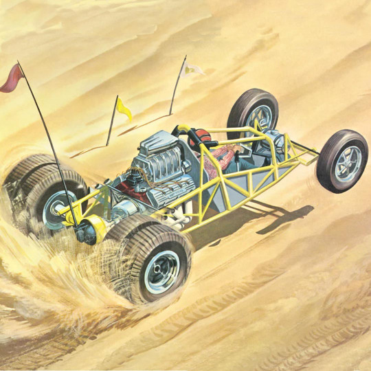 Plastikmodell des Autos Sandkat Dune Dragster 1:25 Plastikmodell des Autos...