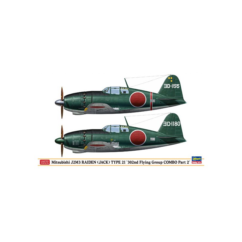 Kunststoff -Kunststoffmodell -Kombination J2M3 Raiden 1/72 | Scientific-MHD