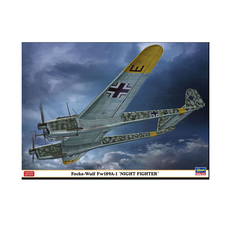 Focke-Wulf FW189A Flugzeugebene Modell | Scientific-MHD
