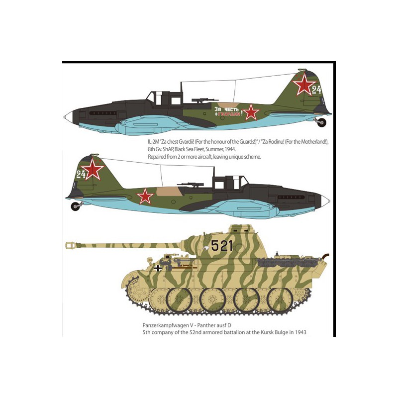 Kunststoffebene Modell IL-2M & Panther d 1/72 | Scientific-MHD Kunststoffebene Modell IL-2M & Panther d 1/72 | Scientific-MHD