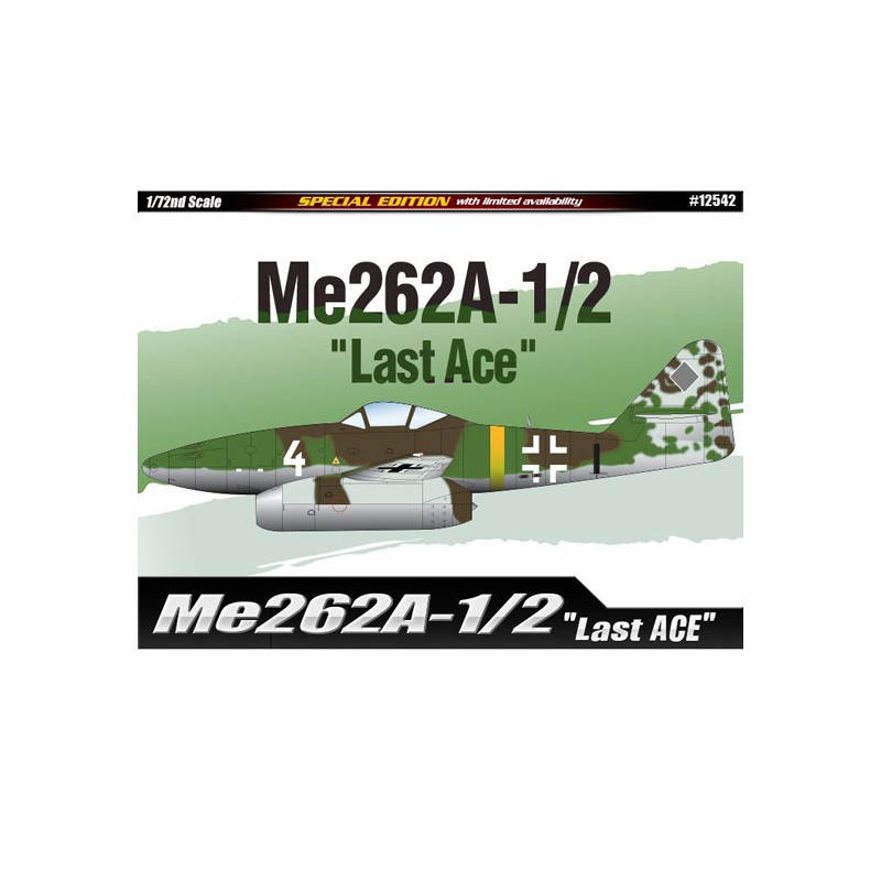 Kunststoffflugzeugmodell ME 262A-1/2 LETZT ACE 1/72 | Scientific-MHD Kunststoffflugzeugmodell ME 262A-1/2 LETZT ACE 1/72 | Scientific-MHD