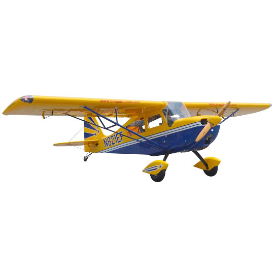 Ferngesteuertes Wärmebildflugzeug SUPER DECATHLON 60-85 cc gelb ARF Ferngesteuertes...