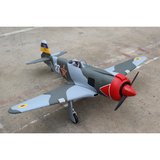Ferngesteuertes Thermoflugzeug Upgraded Yak-3U 20cc "ohne Fahrwerk" ARF Radio-kontrollierte thermische Flugzeuge yak-3u 20cc ARF verbessert | Scientific-MHD
