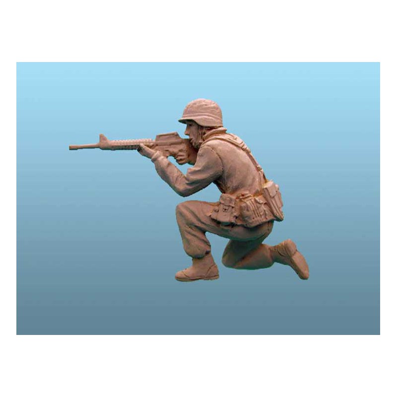 Der Zweite Weltkrieg bemalte amerikanische Figur 1/144 | Scientific-MHD