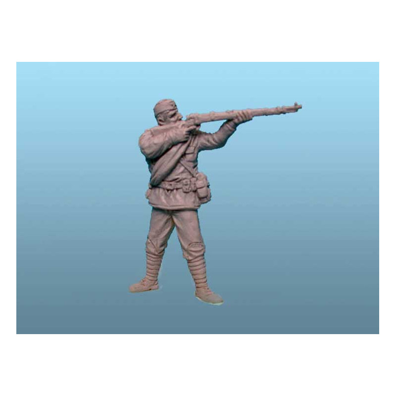 Russische Figur im Zweiten Weltkrieg 1/144 gemalt | Scientific-MHD