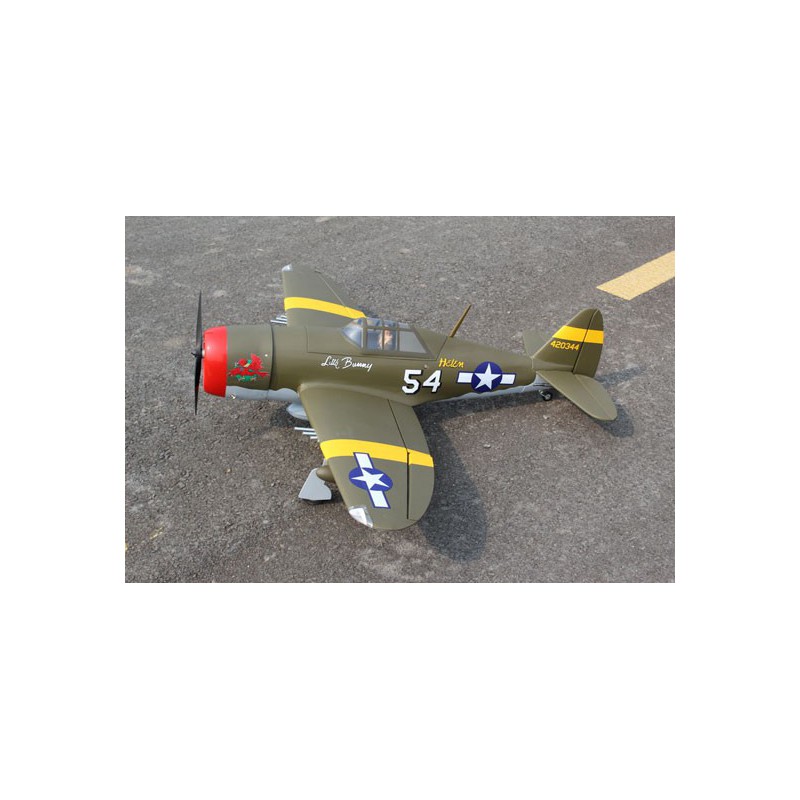 Radio-kontrollierte Thermoflugzeuge P-47 Little Bunny 10cc ARF | Scientific-MHD
