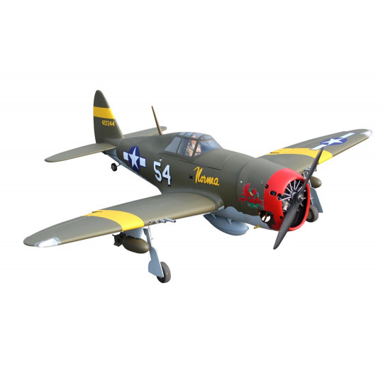 Ferngesteuertes Wärmebildflugzeug P-47D Little Bunny MKII 10cc ARF mit elektrischem Einziehfahrwerk Ferngesteuertes...