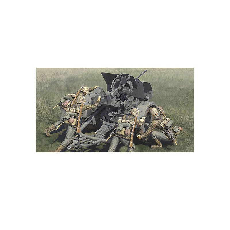 Deutsche Figur 20mm Flak 38 Early / Waffen SS Crews 1:35 | Scientific-MHD