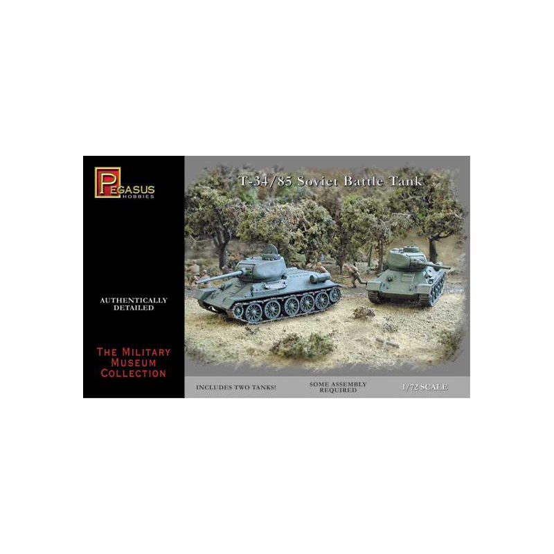 T-34/85 Kunststofftankmodell (2 PC) 1/72 | Scientific-MHD
