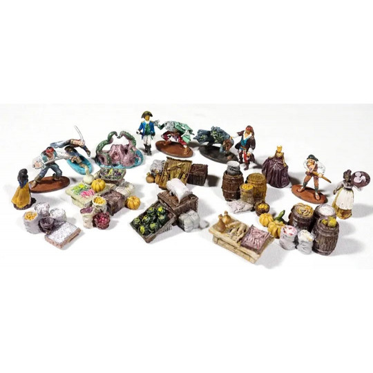 Boot statisch Set Figuren,...