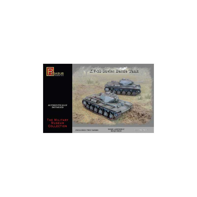 Kunststofftankmodell KV1-s Sowjetischer Tank 1/72 (2 Stcs) | Scientific-MHD