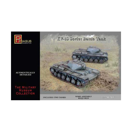 Kunststofftankmodell KV1-s Sowjetischer Tank 1/72 (2 Stcs) | Scientific-MHD