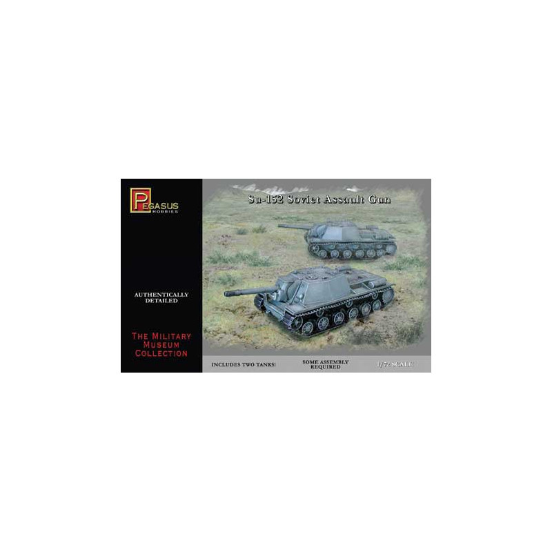 SU-152 Kunststofftankmodell Sowjetische Sturmpistole 1/72 | Scientific-MHD
