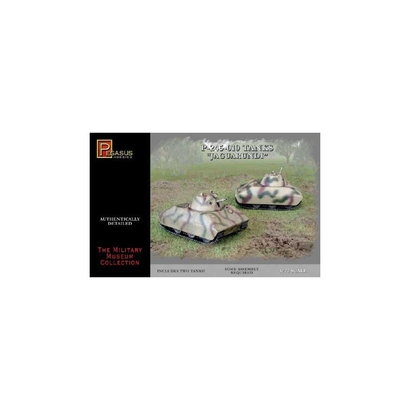 Kunststofftankmodell Deutsch E Tank Jaguarundi1/72 | Scientific-MHD