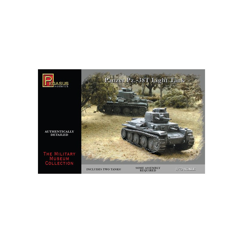 Panzer PZ38 (T) Leichttank 1/72 Kunststoff | Scientific-MHD