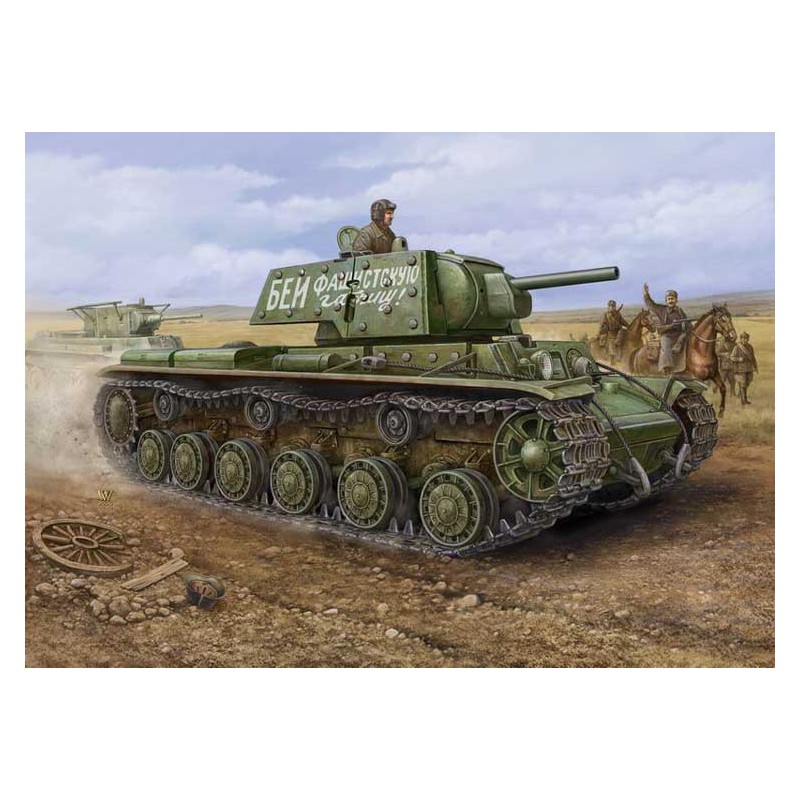 Ehkranami von Russland KV-1 1/48 Plastik | Scientific-MHD