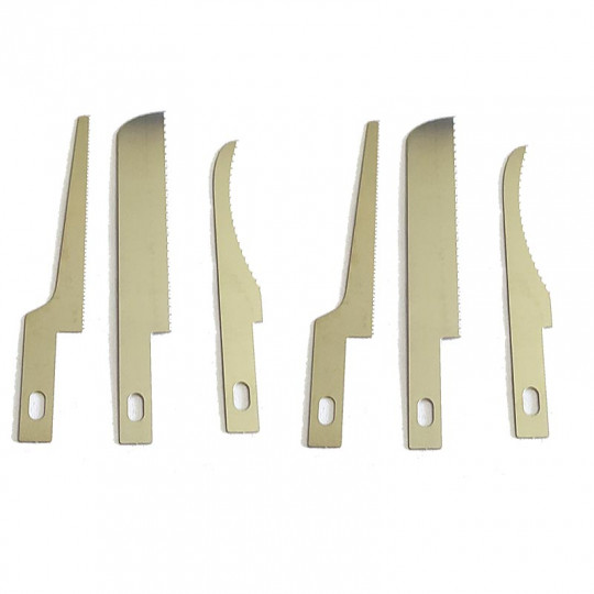 Modell-Säge 6 Ersatzklingen