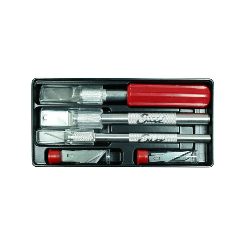 Modellmesser 3 Messer + Klingen unter Blasen | Scientific-MHD