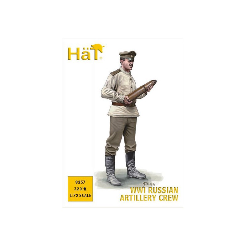 Russische Artillerie -Figur im Ersten Weltkrieg 1/72 | Scientific-MHD