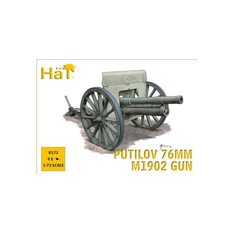 Canon putilov 76 mm M1902 1/72 Figurine | Scientific-MHD