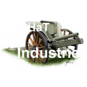 Italienische Canon -Figur 75 mm WWI 1/72 | Scientific-MHD