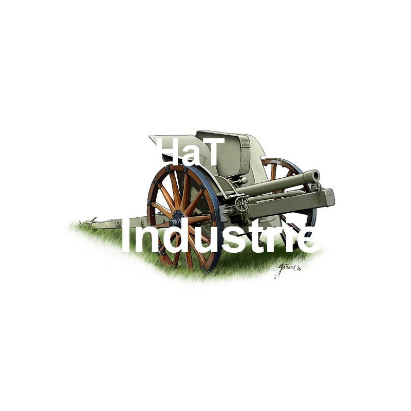 Italienische Canon -Figur 75 mm WWI 1/72 | Scientific-MHD