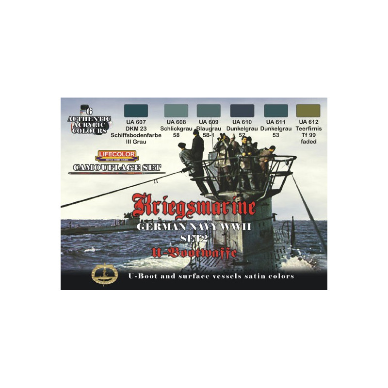 Acrylfarben -Set Camufage Kriegsmarine 2 | Scientific-MHD