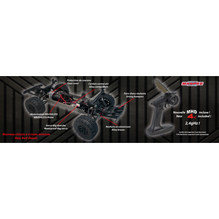 Draft Car -kontrolliertes Auto Interceptor Black XL 1/10 | Scientific-MHD Draft Car -kontrolliertes Auto Interceptor Black XL 1/10 | Scientific-MHD