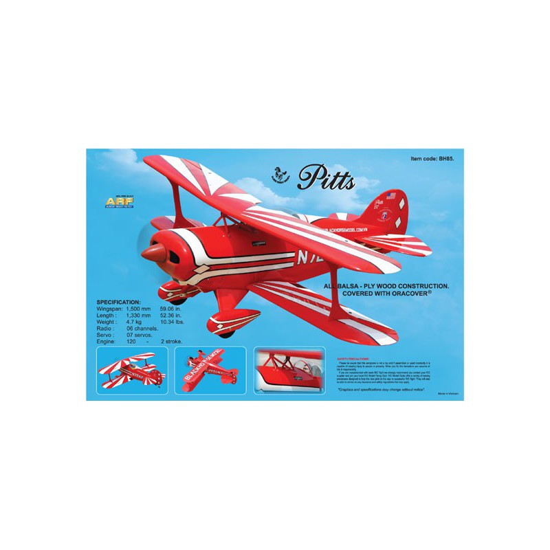 Pitts 91 ARF V2 Radio -kontrolliertes thermisches Flugzeug | Scientific-MHD