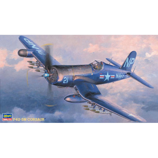 Modell des Flugzeugs F4U-5N...