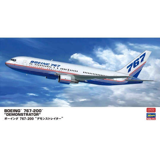 Plastikmodell eines Flugzeugs Boeing 767-200 'Demonstrator' 1:200 Plastikmodell eines...