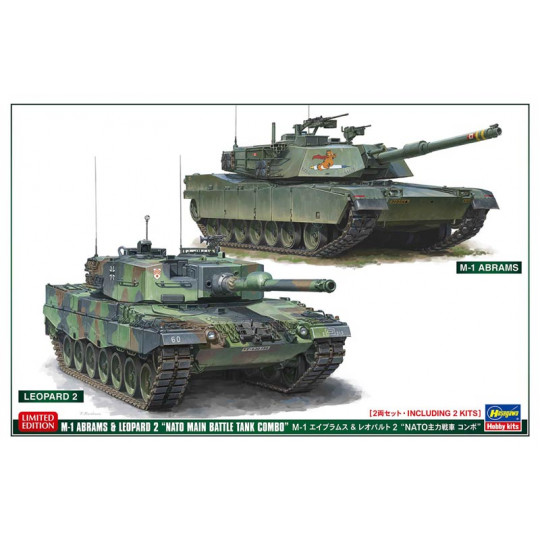 Plastikmodelle der Panzer M-1 Abrams und Leopard 2 1:72 Plastikmodelle der Panzer...