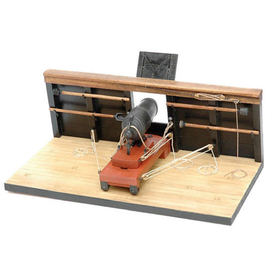 Kanone für Boot Carronade...