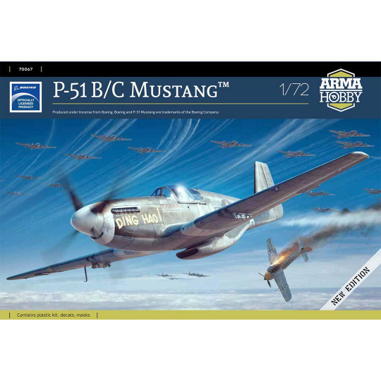 Modell des Flugzeugs P-51...
