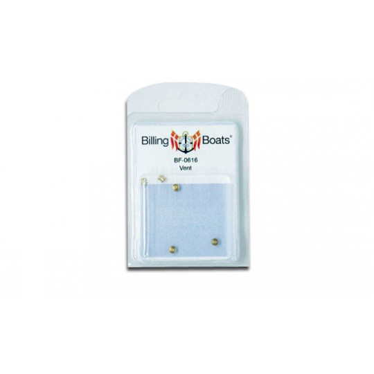 Messingbelüftelfüller in 10pcs 3x4mm Messing () | Scientific-MHD