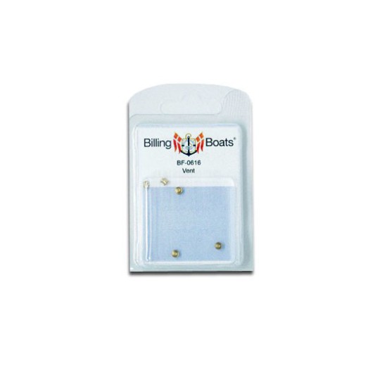 Messingbelüftelfüller in 10pcs 3x4mm Messing () | Scientific-MHD