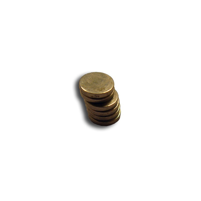 Eingebetteter Accessoire -Rundmagnet -Durchmesser. 6 mm (6pcs) | Scientific-MHD