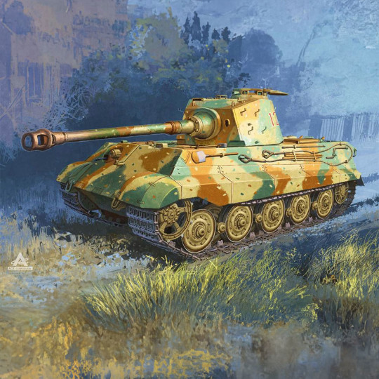 Plastikmodell des Panzers...