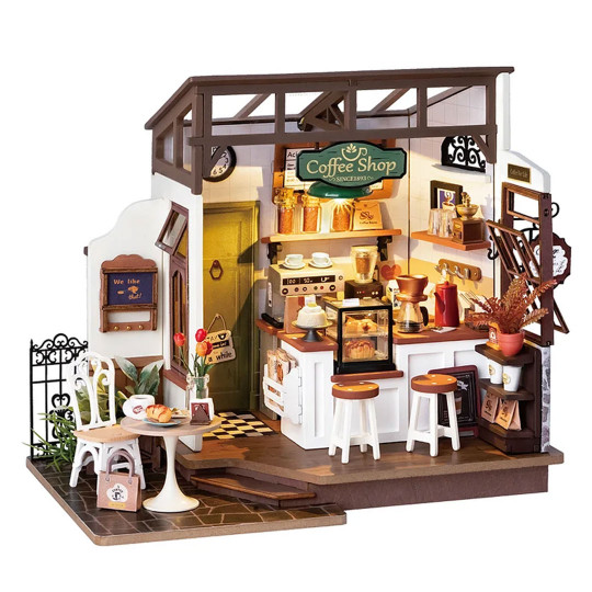 Zwischenzeitliches mechanisches 3D-Puzzle für das Modell des schmackhaften Kaffees Zwischenzeitliches...