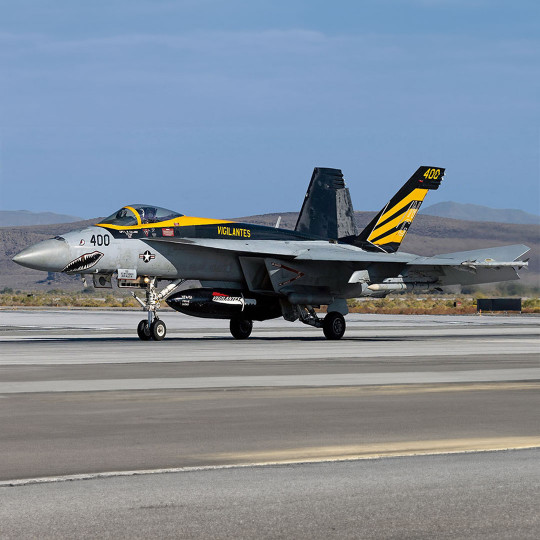 Modell eines F/A-18E Super...