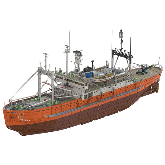Plastikmodell des Schiffes ANTARTICA OBSERVATION SHIP SOYA "2. Expedition" 1:250 Plastikmodell des Schiffes...