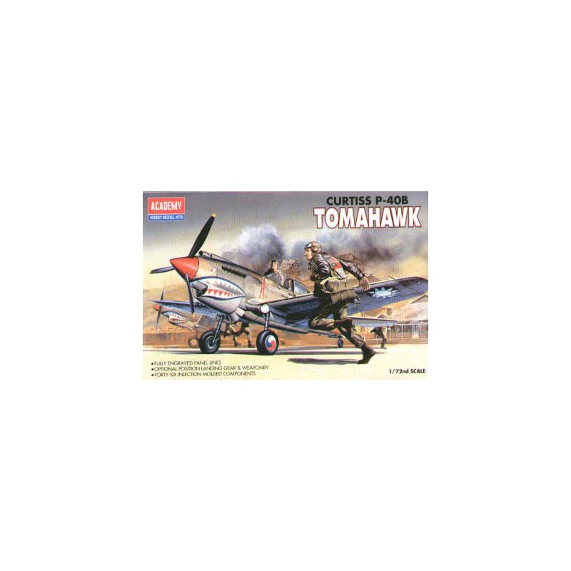 Curtiss Plastikmodell P-40B Tomahawk 1/72 | Scientific-MHD