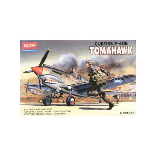 Curtiss Plastikmodell P-40B Tomahawk 1/72 | Scientific-MHD