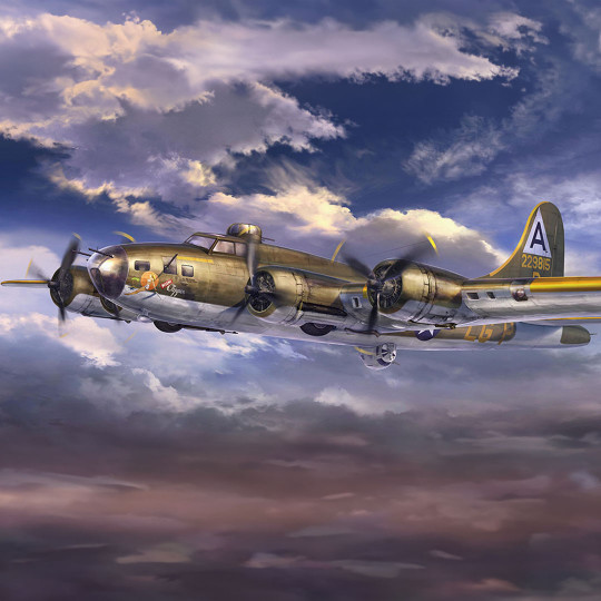 Modell eines B-17F Flying...