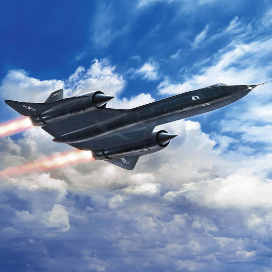 Plastikmodell des Flugzeugs SR-71 Blackbird (A version) "First Aircraft" 1:72 Plastikmodell des Flugzeugs...