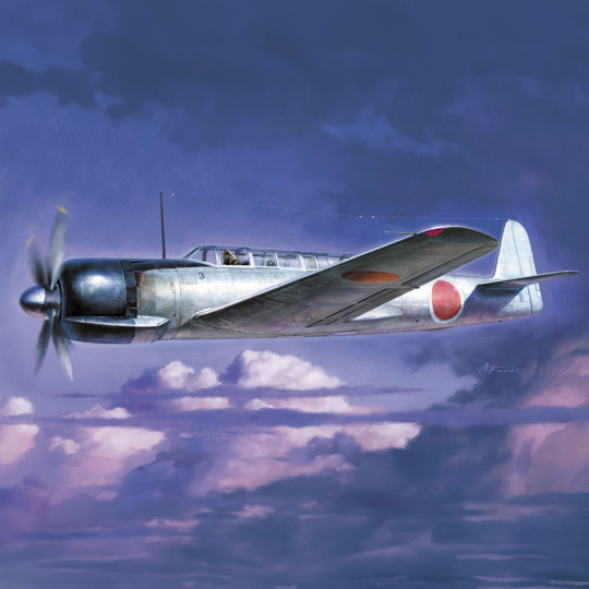 Modell des Nakajima C6N1...