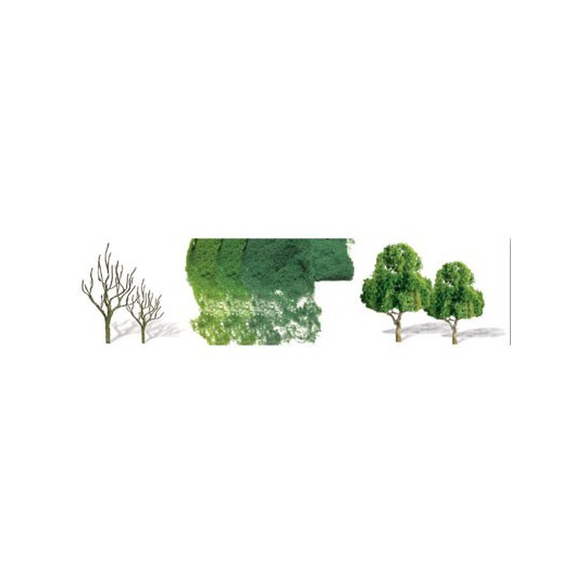 Baumbaum mit Laubblättern 62 bis 100 mm - Loch | Scientific-MHD