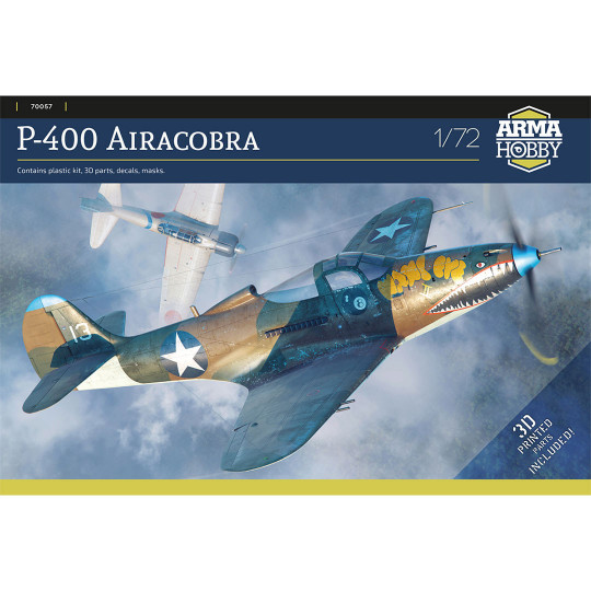 Modell des Flugzeugs P-400...
