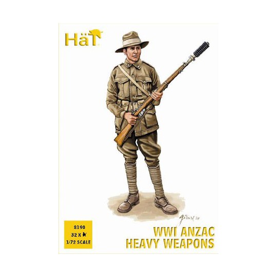 Anzac Figur schwere Waffen im Zweiten Weltkrieg 1/72 | Scientific-MHD