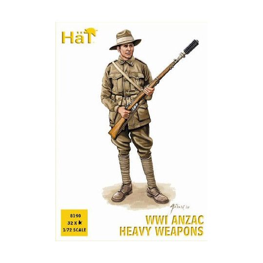 Anzac Figur schwere Waffen im Zweiten Weltkrieg 1/72 | Scientific-MHD